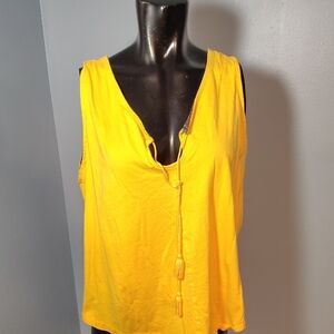 Simply Be Vibrant Yellow Tank Top